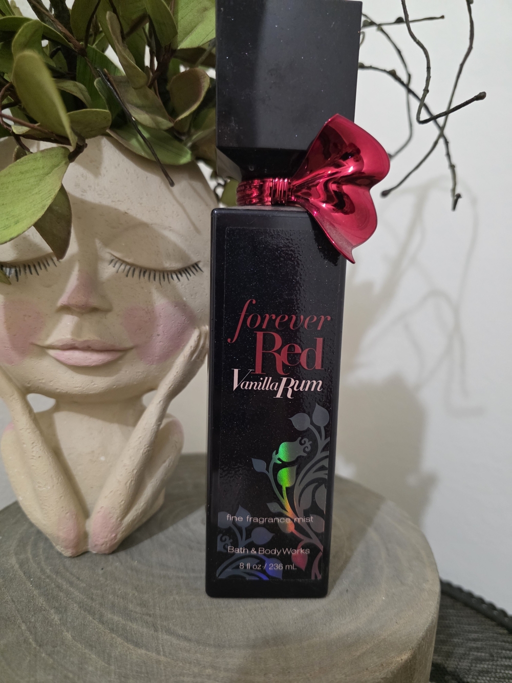 Bath & Body Works Forever Red Vanilla Rum Fine Fragrance Mist - Black & Red